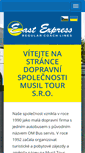 Mobile Screenshot of east-express.cz